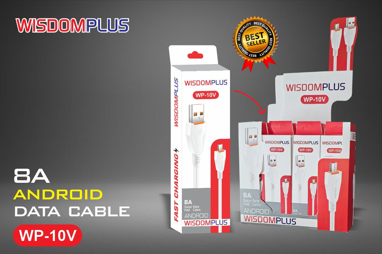 WisdomPlus Android 8A Data Cable